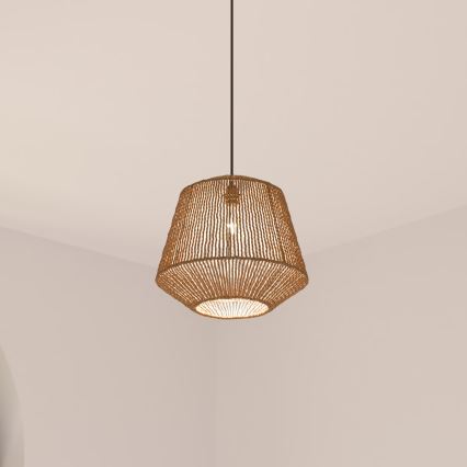Atmosphera - Kattokruunu johdossa JILY 1xE27/40W/230V juutti beige