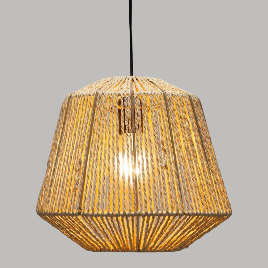 Atmosphera - Kattokruunu johdossa JILY 1xE27/40W/230V juutti beige