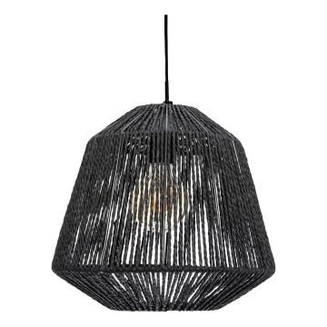 Atmosphera - Kattokruunu johdossa JILY 1xE27/40W/230V juutti musta