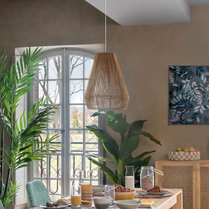 Atmosphera - Kattokruunu johdossa PALM 1xE27/40W/230V juutti