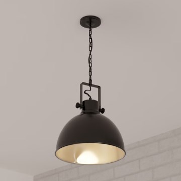 Atmosphera - Kattokruunu ketjussa BASALT 1xE27/25W/230V musta