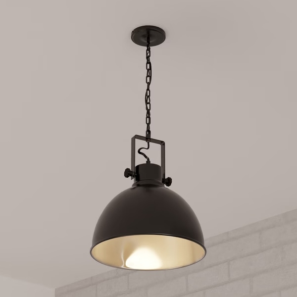 Atmosphera - Kattokruunu ketjussa BASALT 1xE27/25W/230V musta
