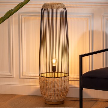 Atmosphera - Lattialamppu ANEA 1xE27/40W/230V rottinki/pyökki