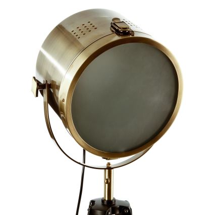 Atmosphera - Lattialamppu EBOR 1xE27/25W/230V mänty/messinki