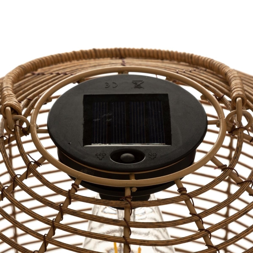 Atmosphera - LED-aurinkolamppu CUBA LED/1,2V IP44 rottinki