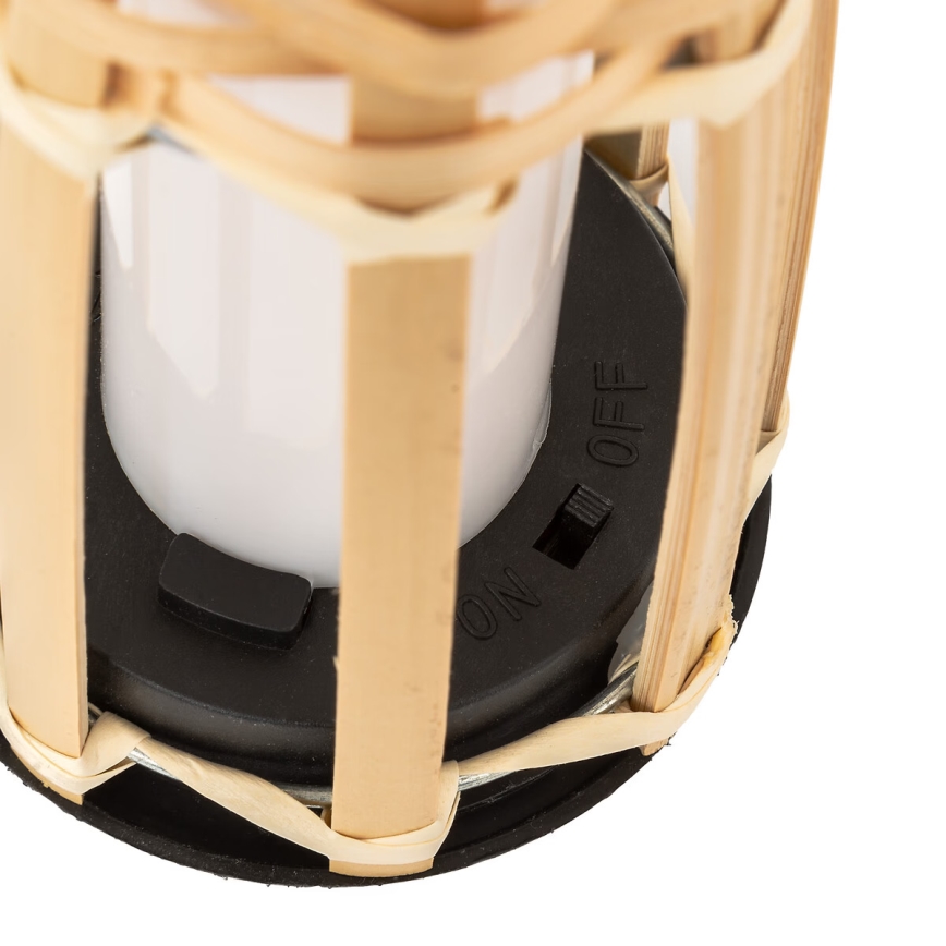 Atmosphera - LED-aurinkolamppu MACEO LED/1,2V IP44 bambu