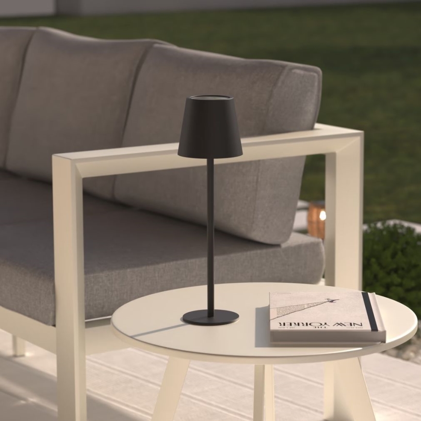 Atmosphera - LED Himmennettävä ladattava ulko kosketus pöytävalaisin CODY LED/5V 2400 mAh IP44