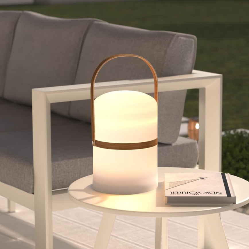Atmosphera - LED Himmennettävä ladattava ulko pöytävalaisin KIARA LED/3,7V 36 cm 4000 mAh IP44
