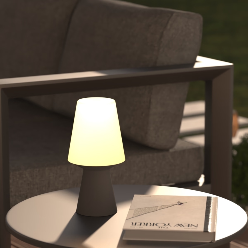 Atmosphera - LED Himmennettävä ulko kosketus pöytävalaisin WIZA LED/5V 23 cm IP44