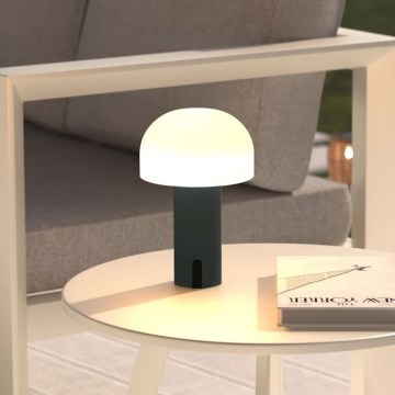 Atmosphera - LED Ladattava ulko kosketus pöytävalaisin JANY LED/3,7V 22 cm 2200 mAh IP44 musta