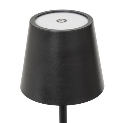 Atmosphera - LED Himmennettävä ladattava ulko kosketus pöytävalaisin CODY LED/5V 2400 mAh IP44