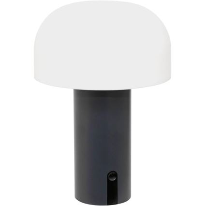Atmosphera - LED Ladattava ulko kosketus pöytävalaisin JANY LED/3,7V 22 cm 2200 mAh IP44 musta