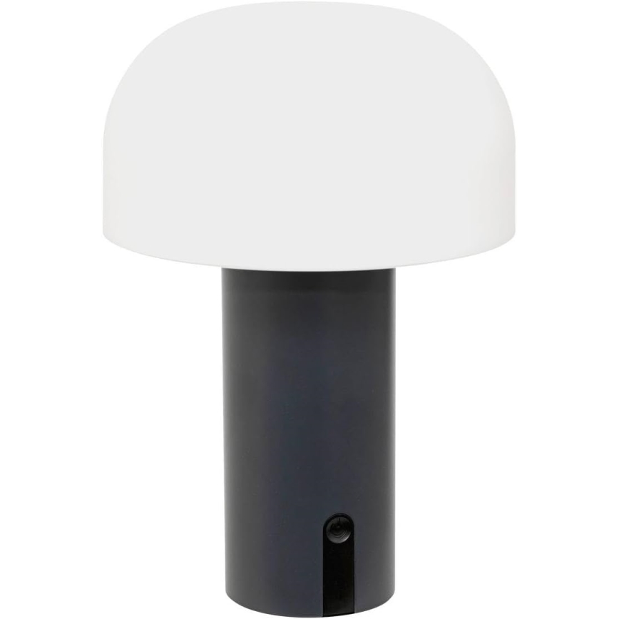 Atmosphera - LED Ladattava ulko kosketus pöytävalaisin JANY LED/3,7V 22 cm 2200 mAh IP44 musta