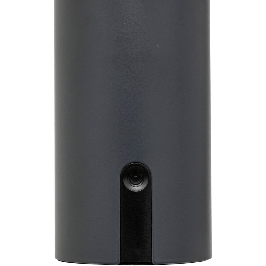 Atmosphera - LED Ladattava ulko kosketus pöytävalaisin JANY LED/3,7V 22 cm 2200 mAh IP44 musta