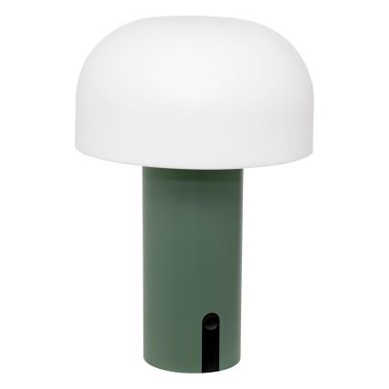 Atmosphera - LED Ladattava ulko kosketus pöytävalaisin JANY LED/3,7V 22 cm 2200 mAh IP44 vihreä