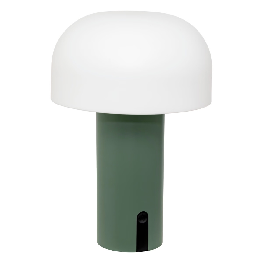 Atmosphera - LED Ladattava ulko kosketus pöytävalaisin JANY LED/3,7V 22 cm 2200 mAh IP44 vihreä