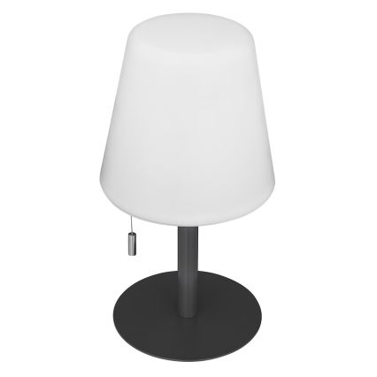 Atmosphera - LED RGBW Ladattava ulko pöytävalaisin ZACK LED/3,7V 1200 mAh IP44 musta