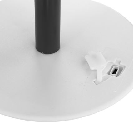 Atmosphera - LED RGBW Ladattava ulko pöytävalaisin ZACK LED/3,7V 1200 mAh IP44 musta