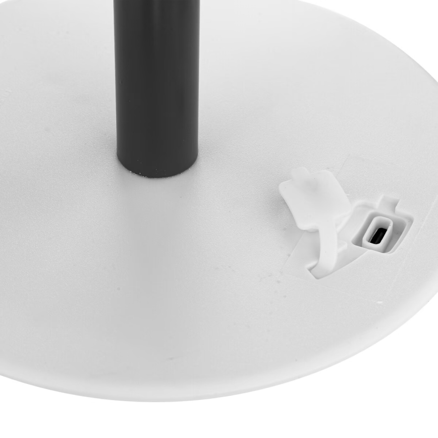 Atmosphera - LED RGBW Ladattava ulko pöytävalaisin ZACK LED/3,7V 1200 mAh IP44 musta