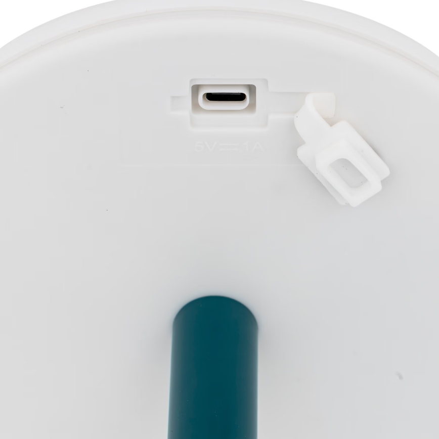 Atmosphera - LED RGBW Ladattava ulko pöytävalaisin ZACK LED/3,7V 1200 mAh IP44 turkoosi