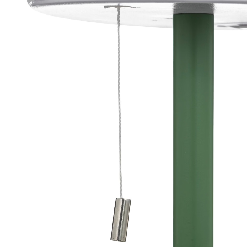Atmosphera - LED RGBW Ladattava ulko pöytävalaisin ZACK LED/3,7V 1200 mAh IP44 vihreä