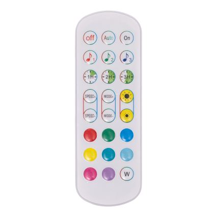 Atmosphera - LED RGB himmennettävä lattialamppu MEHILÄINEN LED/230V + kauko-ohjaus