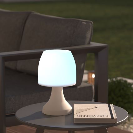 Atmosphera - LED RGB Ulkopöytävalaisin DOKK LED/3xAAA 27,5 cm IP44