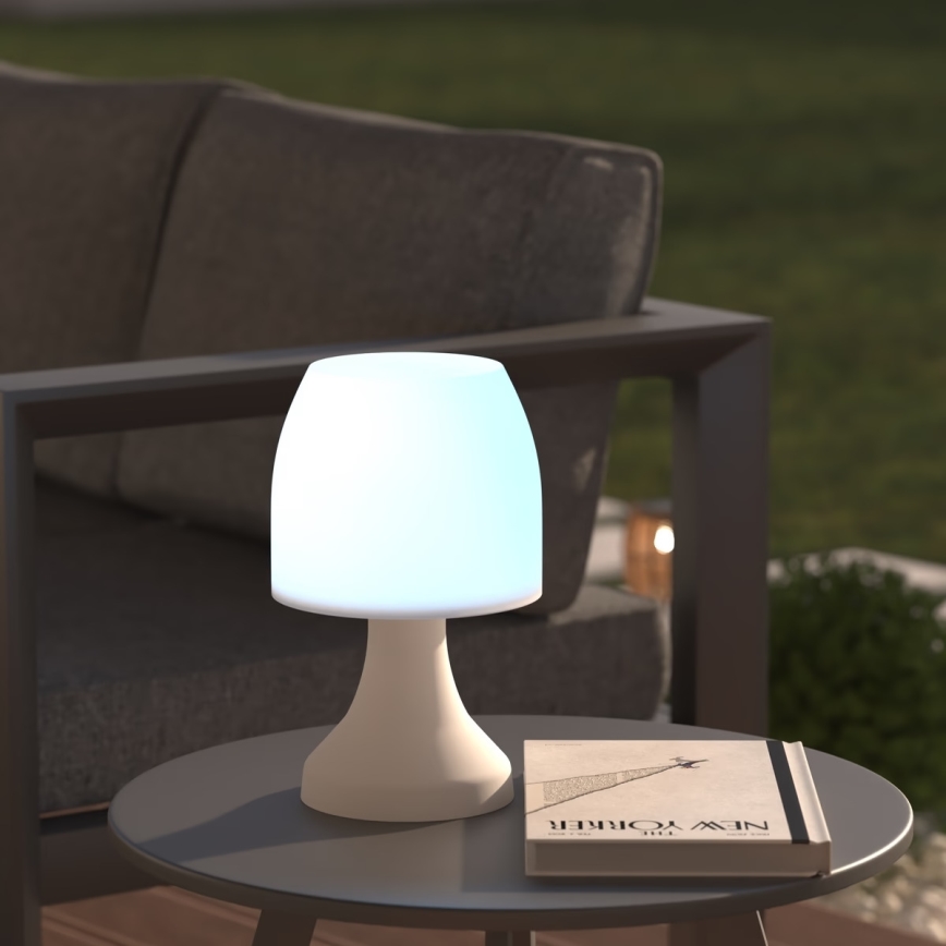 Atmosphera - LED RGB Ulkopöytävalaisin DOKK LED/3xAAA 27,5 cm IP44