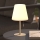 Atmosphera - LED RGBW Ladattava ulko pöytävalaisin ZACK LED/3,7V 1200 mAh IP44 beige