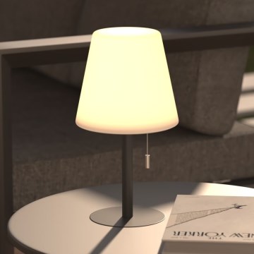 Atmosphera - LED RGBW Ladattava ulko pöytävalaisin ZACK LED/3,7V 1200 mAh IP44 musta