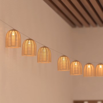 Atmosphera - LED Solar koristeellinen ketju AIA 10xLED 3,35m IP44 lämpimänvalkoinen