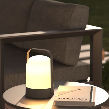 Atmosphera - LED Ulkotila kannattava pöytävalaisin JERTA LED/2xAA IP44
