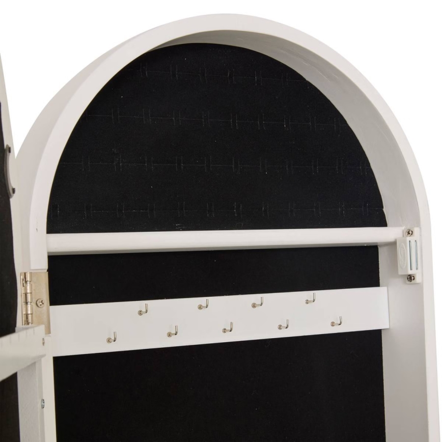 Atmosphera - LEXY pystypeili korurasialla 158x38 cm valkoinen