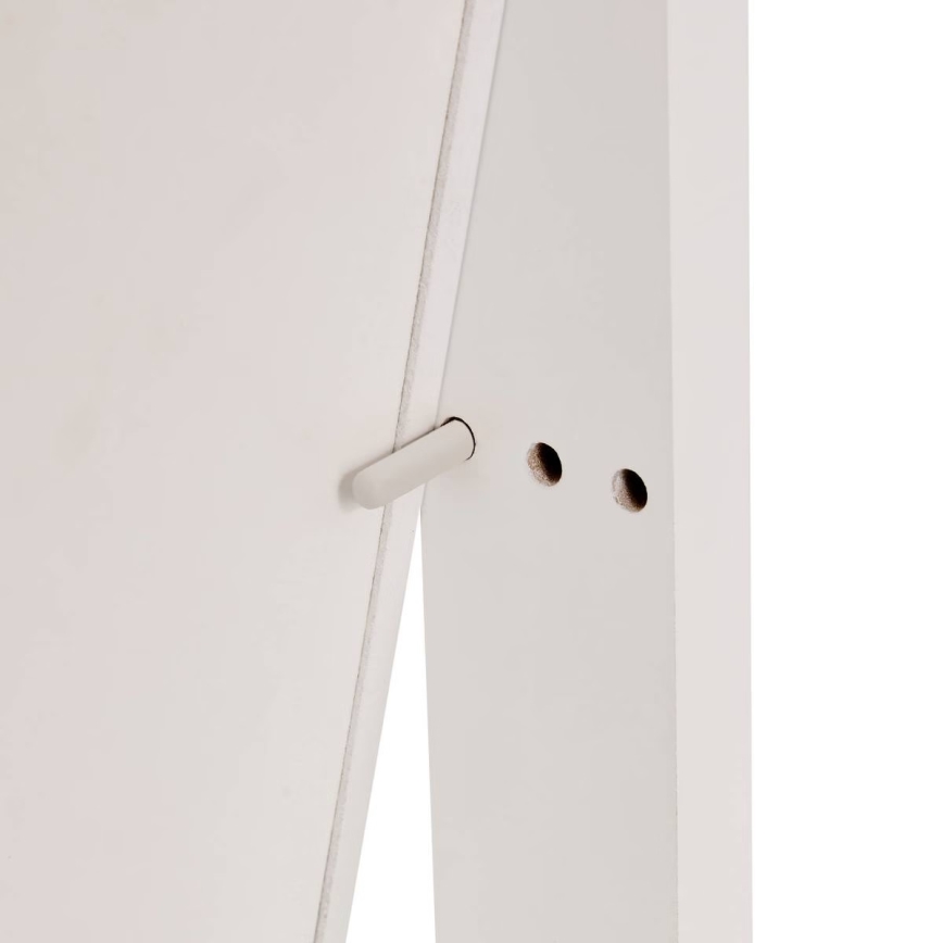 Atmosphera - LEXY pystypeili korurasialla 158x38 cm valkoinen