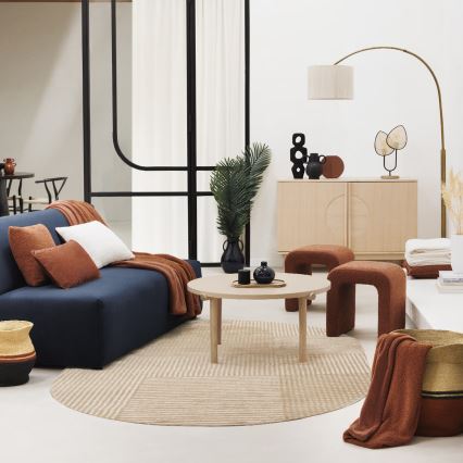 Atmosphera - Pöytälamppu OLME 2xE27/40W/230V rottinki