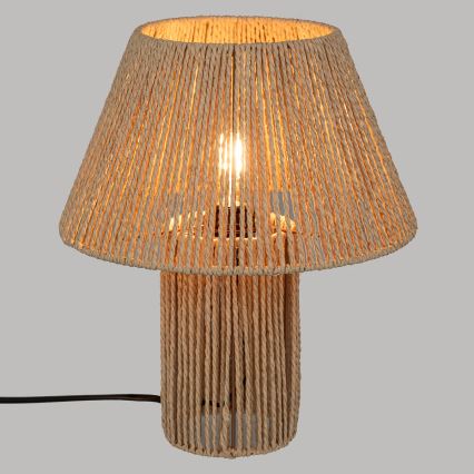 Atmosphera - Pöytävalaisin ADRIA 1xE27/40W/230V juutti