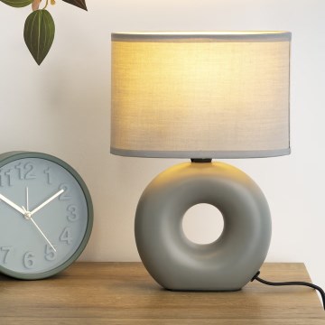 Atmosphera - Pöytävalaisin BARU 1xE14/40W/230V harmaa