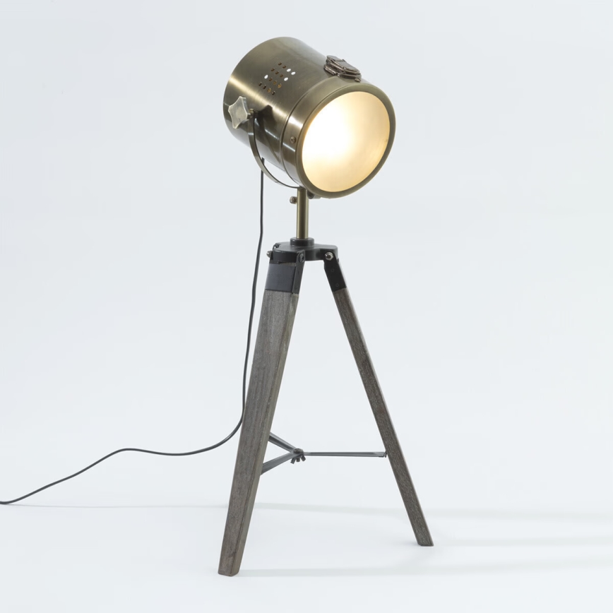 Atmosphera - Pöytävalaisin EBOR 1xE14/25W/230V mänty/messinki