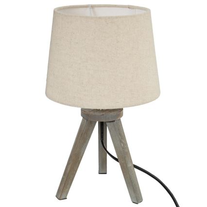 Atmosphera - Pöytävalaisin MINI 1xE14/25W/230V mänty/beige