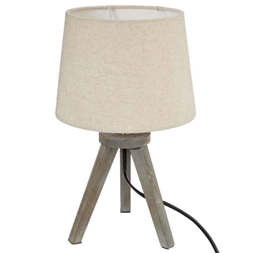 Atmosphera - Pöytävalaisin MINI 1xE14/25W/230V mänty/beige