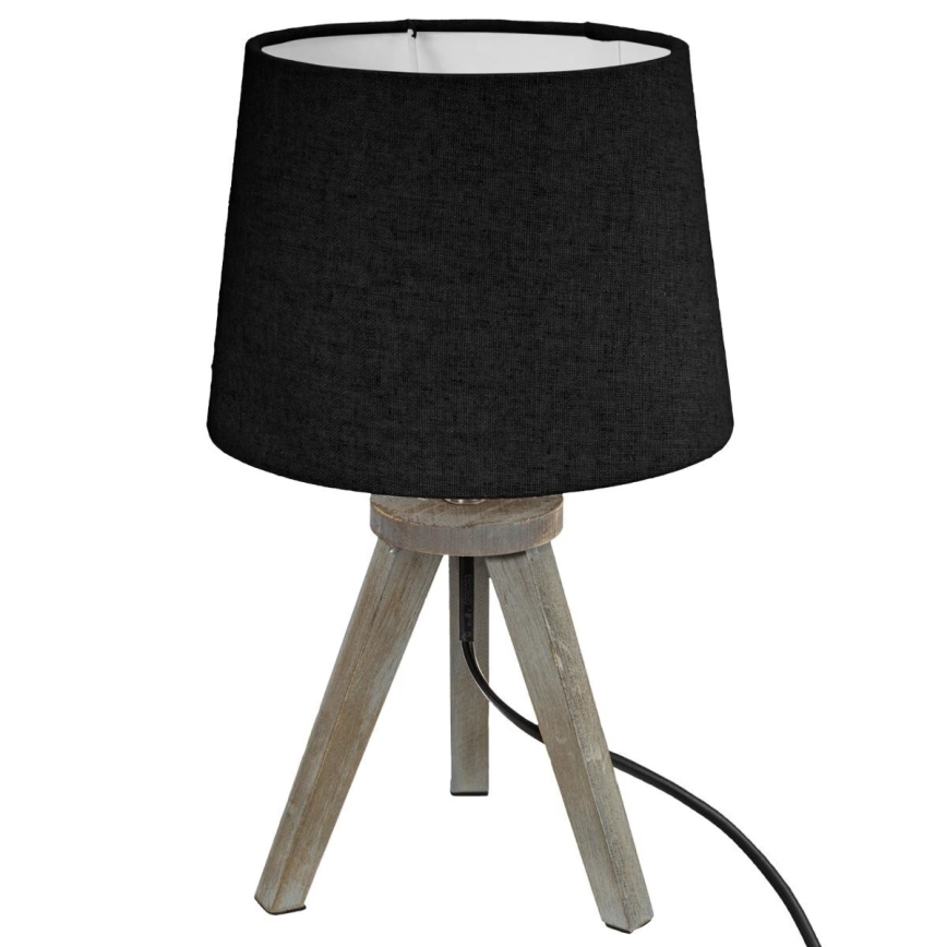 Atmosphera - Pöytävalaisin MINI 1xE14/25W/230V mänty/musta