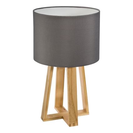Atmosphera - Pöytävalaisin MOLU 1xE27/25W/230V mänty/harmaa