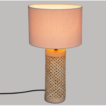 Atmosphera - Pöytävalaisin SALMA 1xE27/40W/230V bambu