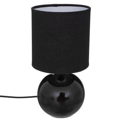 Atmosphera - Pöytävalaisin TIMÉO 1xE14/60W/230V kiiltävä musta