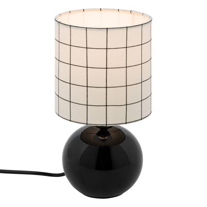 Atmosphera - Pöytävalaisin TIMÉO 1xE14/60W/230V musta/valkoinen