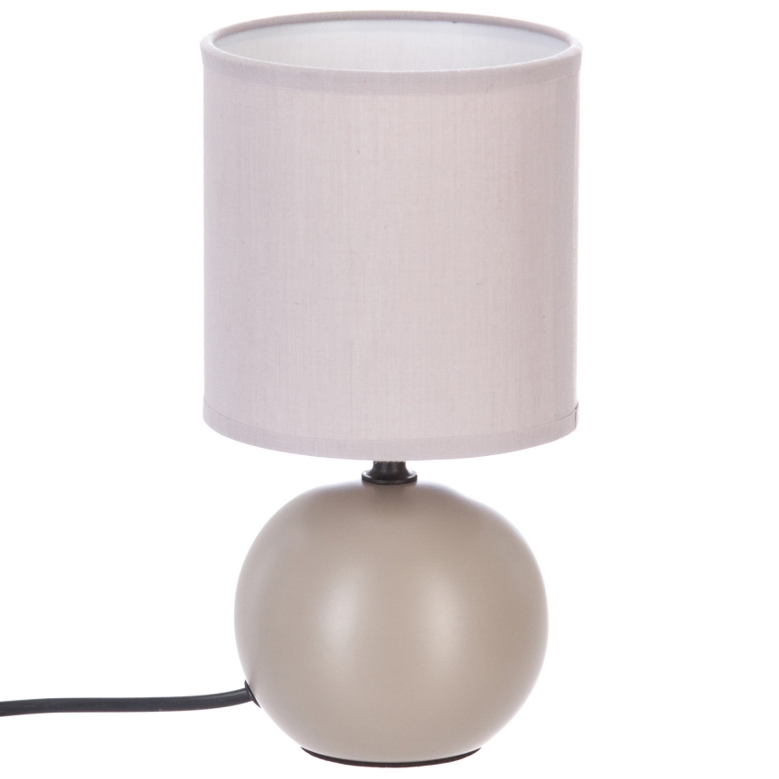 Atmosphera - Pöytävalaisin TIMÉO 1xE14/60W/230V taupe/kerma