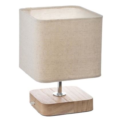 Atmosphera - Pöytävalaisin TOXEY 1xE14/25W/230V mänty/beige