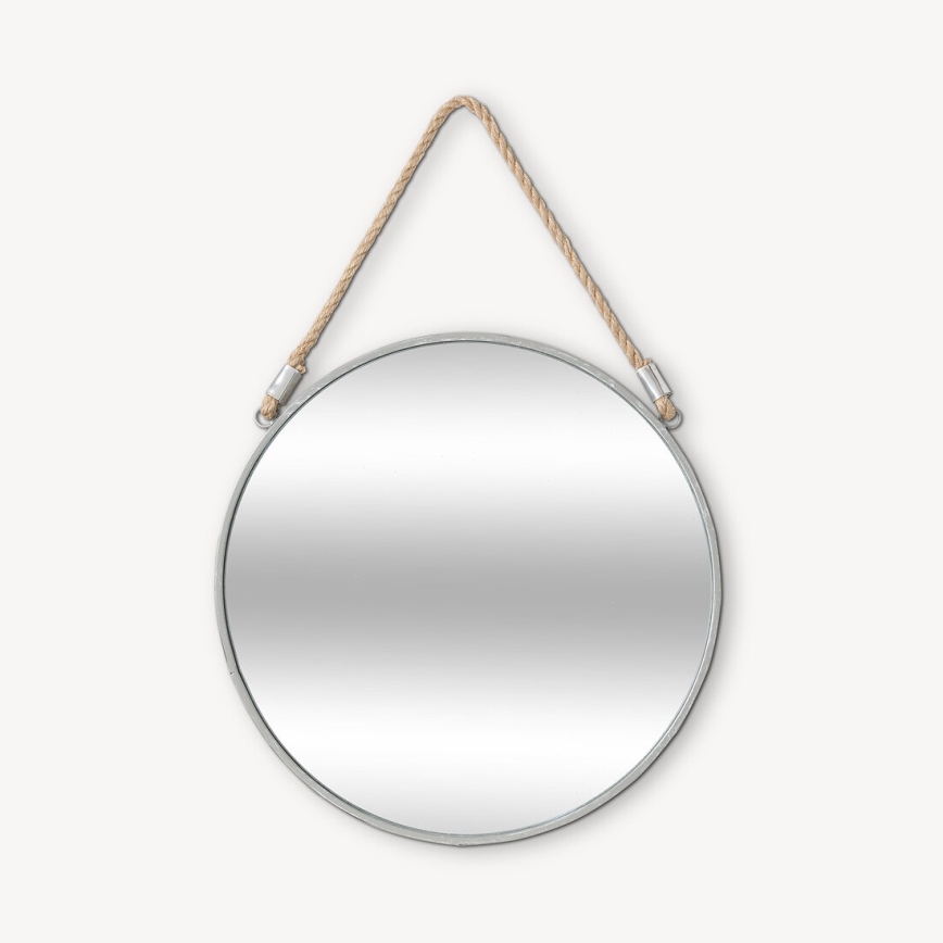 Atmosphera - Seinäpeili EDEN halkaisija 38 cm hopea