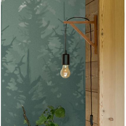 Atmosphera - Seinävalaisin WILD 1xE27/25W/230V mänty