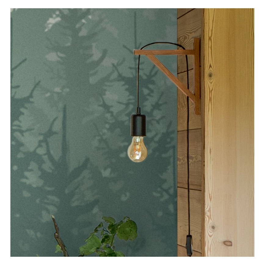 Atmosphera - Seinävalaisin WILD 1xE27/25W/230V mänty